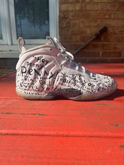 Nike Little Posite One Hey Penny Foamposite GS Size 7Y 644791-101