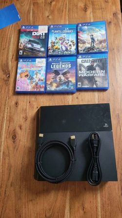 PS4 Console Bundle with 6 Games