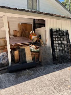 Free scrap wood and fencing