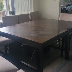 Dining Room Tabke Set 8 Chairs 