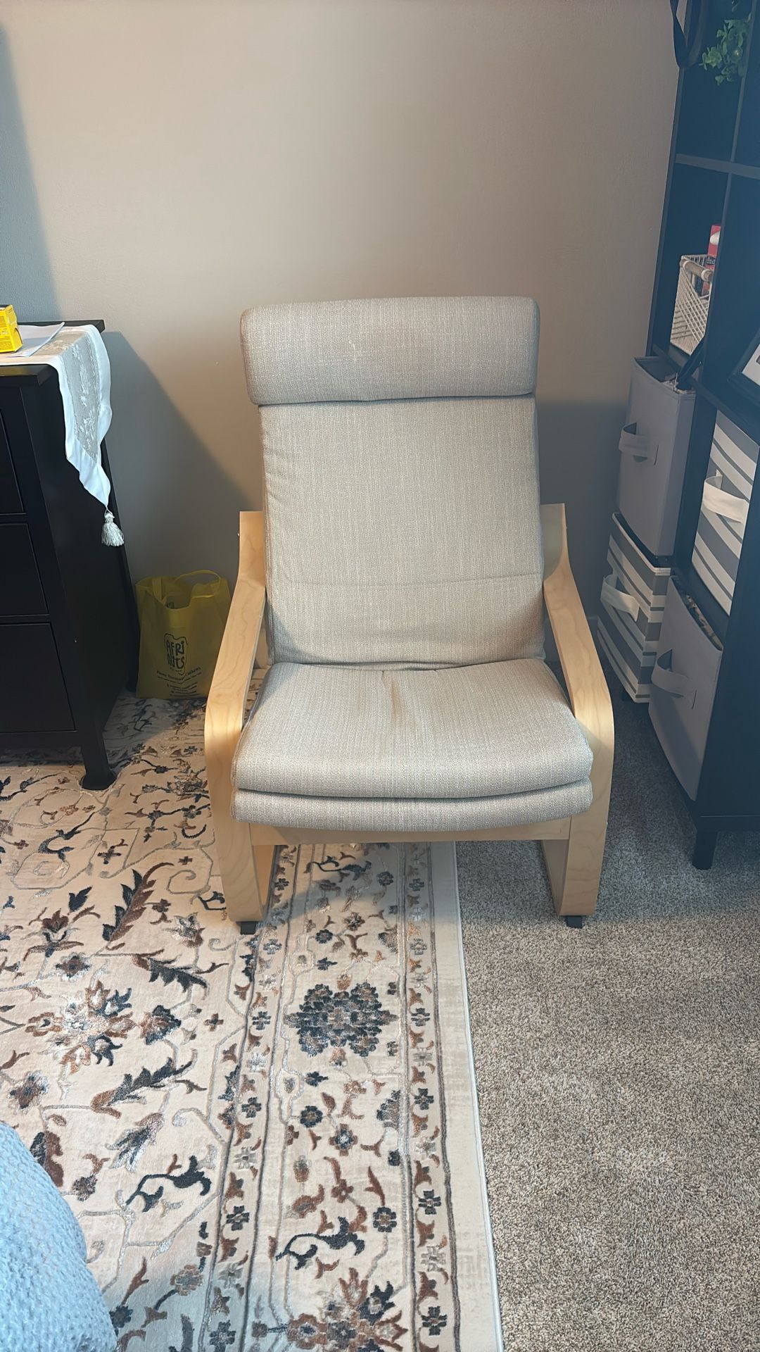 IKEA Poang Chair With Extra Cushion