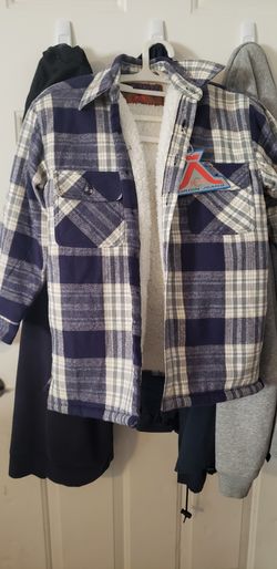 Boys flannel jacket
