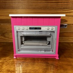 BARBIE Sounds Oven Stove Ultimate Kitchen Pink And White Sounds Works