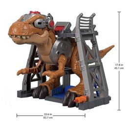 Fisher- Price Jurassic World T rex dinosaur Toy Sound & Light 