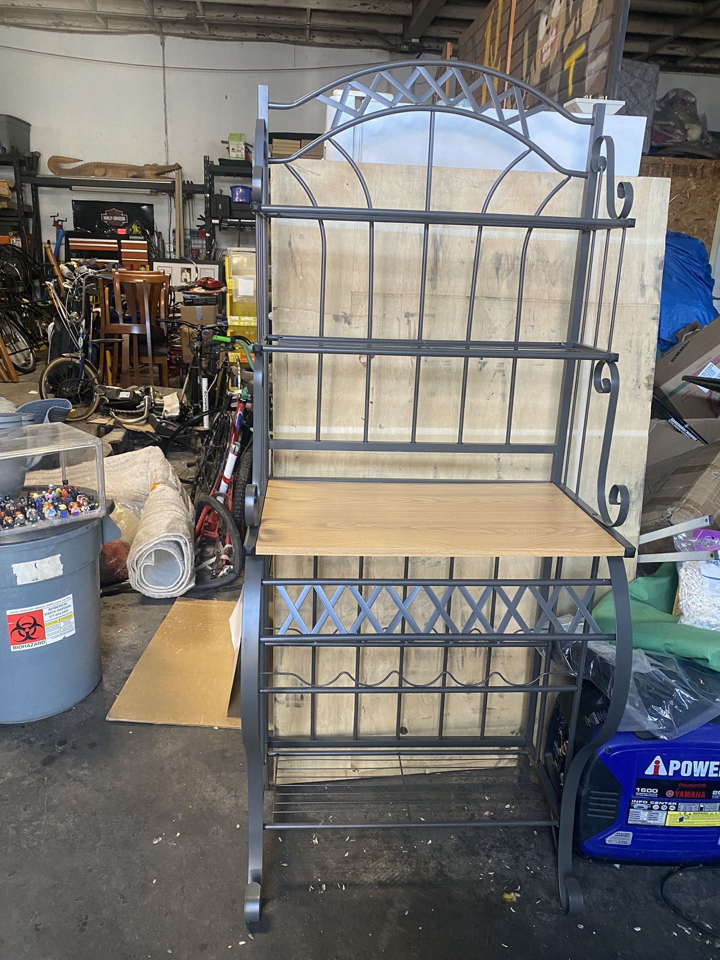 New Bakers’ Rack Kitchen Rack Metal 65” High X 28” Wide X 17” Deep