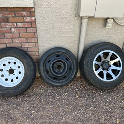 (3) Tires & Wheels