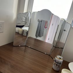 Ikea Tri-Fold Vanity Mirror