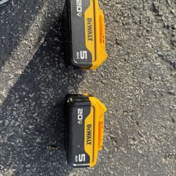 DEWALT 20V MAX Lithium-Ion 5.0Ah Battery (2-Pack)