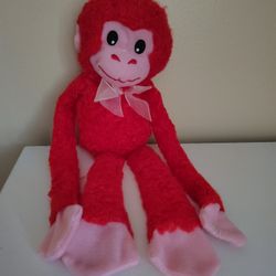 Red Monkey Plush Toy
