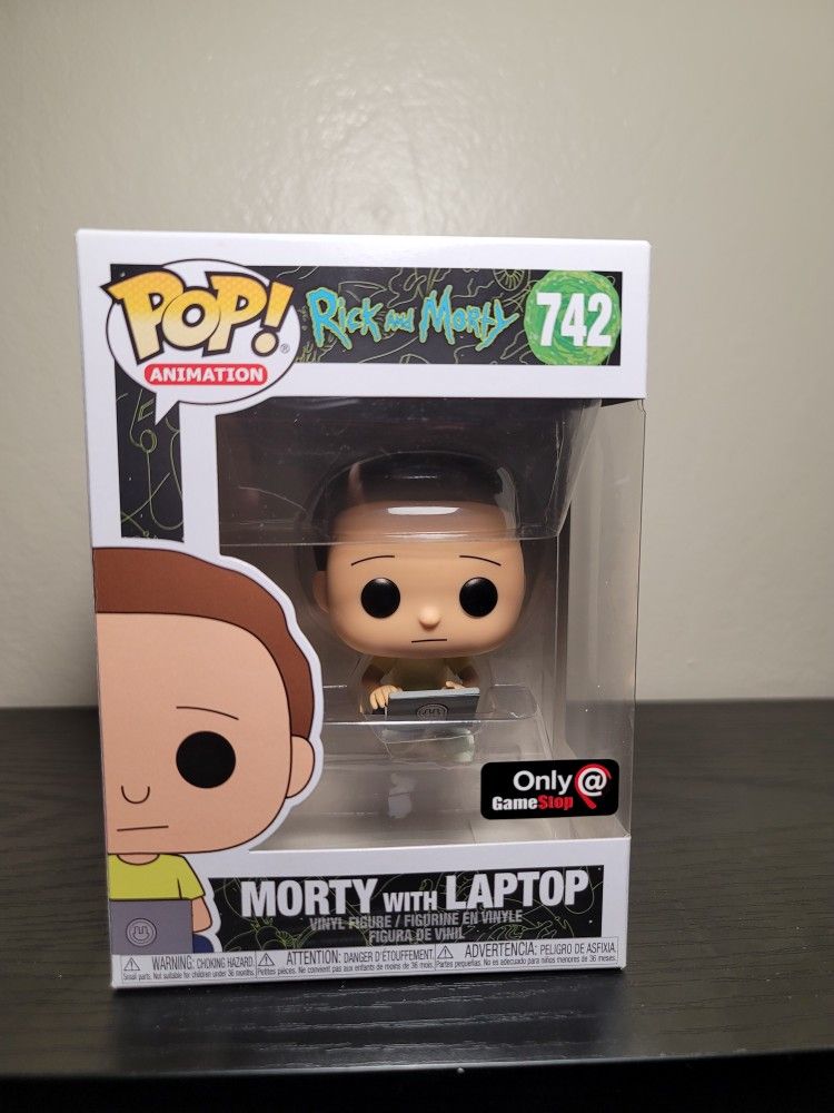 Morty W/laptop 742 FunkoPop