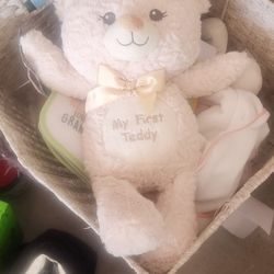  Kelly Brand 1st Bear With Rattle NEW