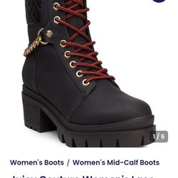 Juicy Couture Hiker/ Combat Boots NWT