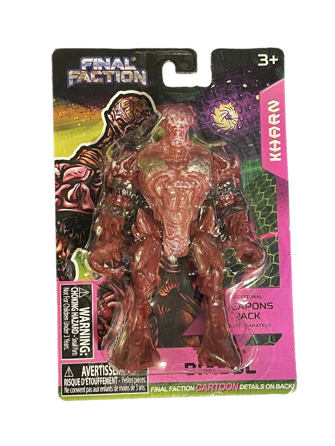 Final Faction Kharn General Diabol Action Figure New In Package Collectible
