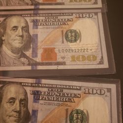 100'bills With stars