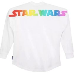 Disney Parks Star Wars Rainbow Pride Nite Spirit Jersey Adult Medium M NEW LGBTQ