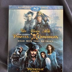 Pirates Of The Caribbean Dead Men Tell No Tales Blu-ray + DVD