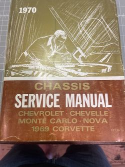 1970 el camino shop manuals 2 of them $50 for both