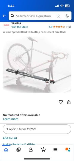 Yakima bike rack (sprocket rocket)