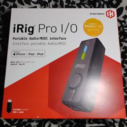 Brand New/Unopened iRig Pro I/O Portable Audio/MIDI Interface 