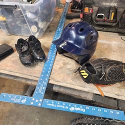 Free Baseball Stuff.  Shoes Are 13c