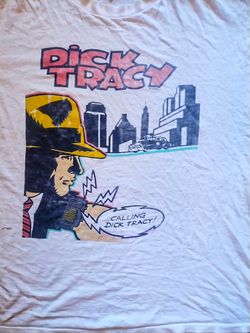 T-shirt - Dick Tracy Mews Comic Strip Detective
