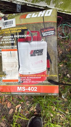 Echo Back Pack Sprayer 