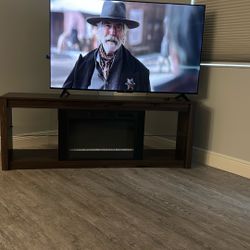 Fireplace TV console