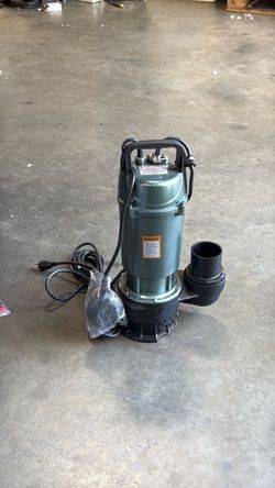 1.5HP Sewage drain submersible water pump  cast iron 110V 1100watt with floater stopper