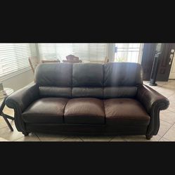 Leather Sofa 