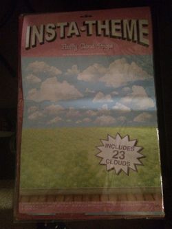 Wall backdrop of clouds ☁