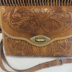 Tooled Leather Purse
