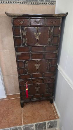 Antique chinese storage cabinet Stackable