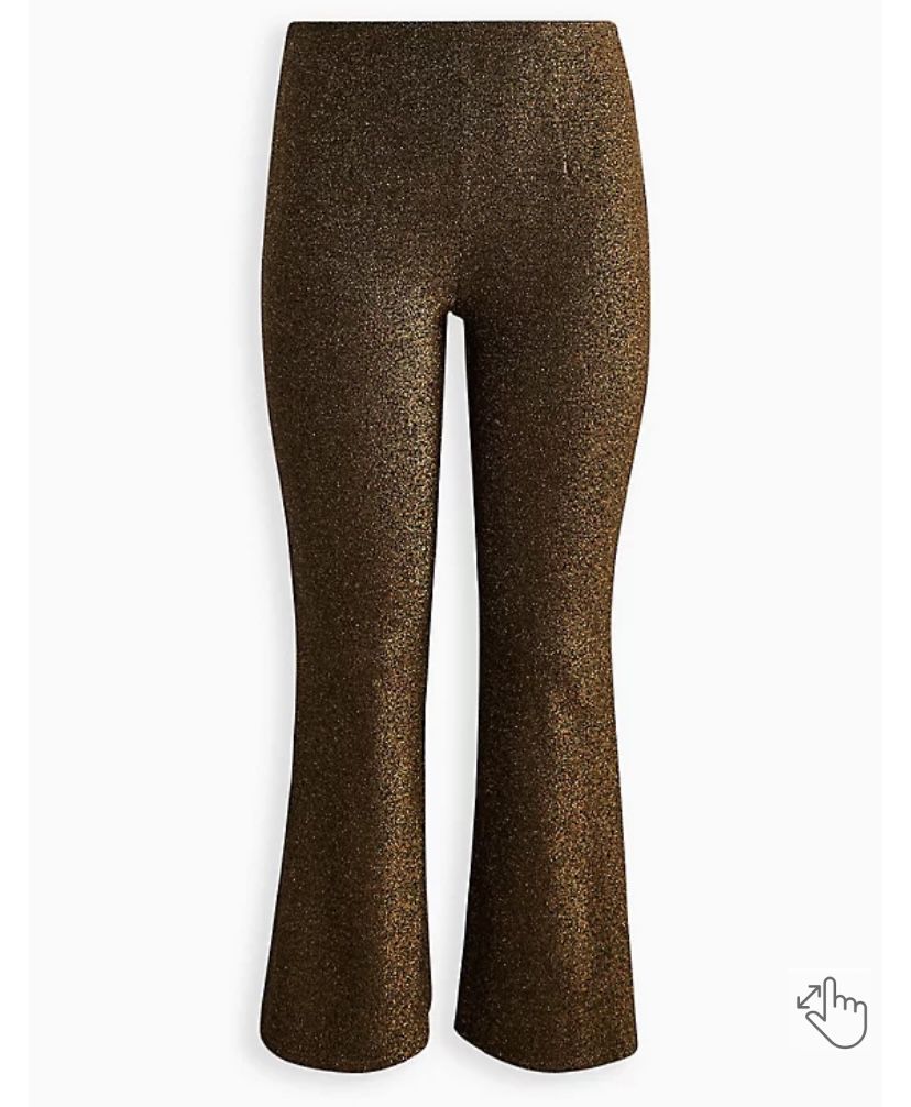 Fit N Flare Pant - Gold