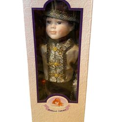 Goldenvale Collection Chinese Boy "Boris" Porcelain Doll 12"