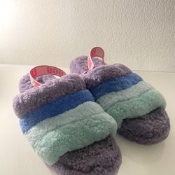 UGG Fluff Yeah Slides In Purple