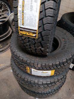 New set of tires aplus all terrain 265 75 16 lt