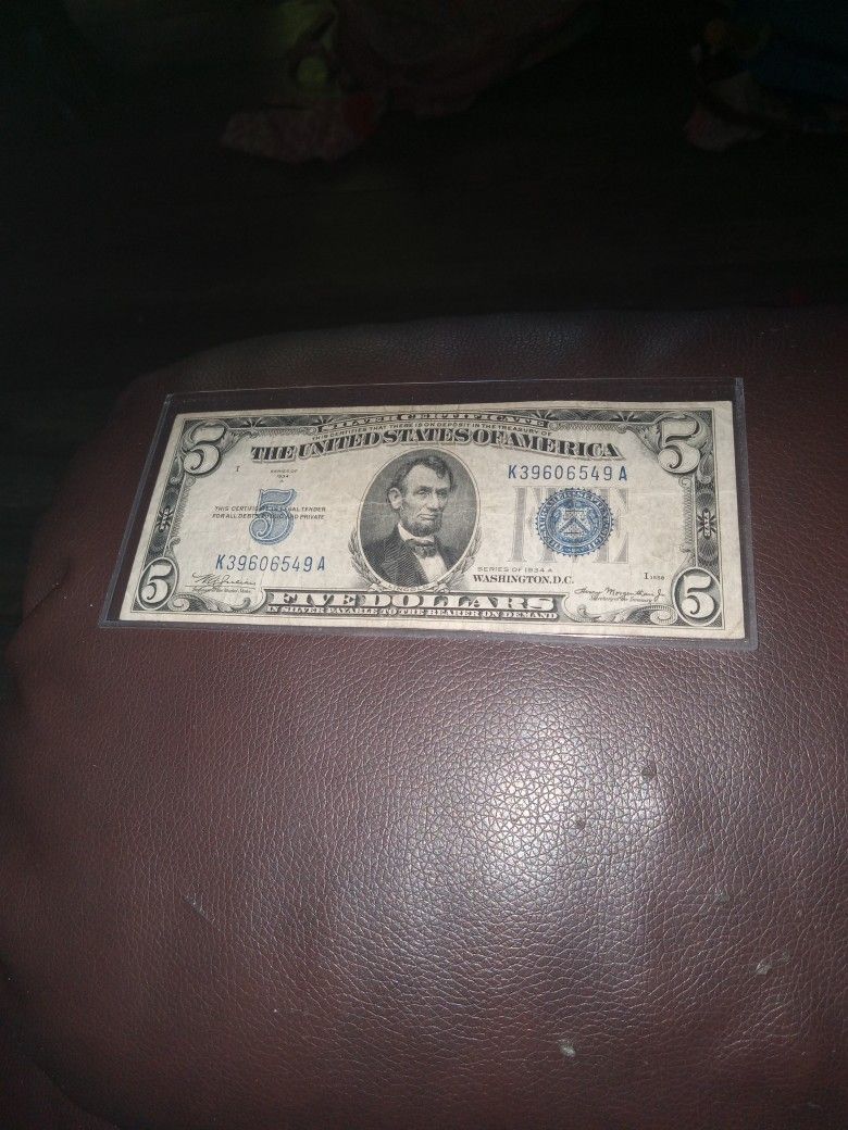 5 Dollar Bill