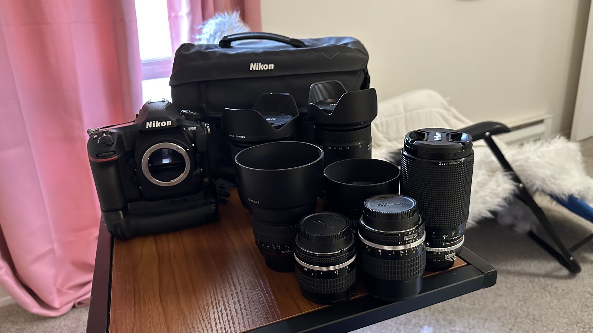 Nikon D850 Body + Lenses (Optional)