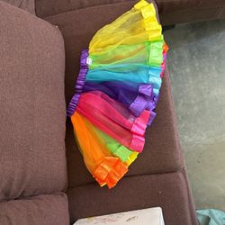 Rainbow Skirt For Little Kids 