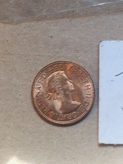 1967 Brittish Penny And half Penny UN Thumbnail