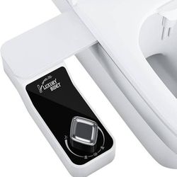 new Bidet Attachment for Toilet - A Non-Electric Self Cleaning Water Sprayer with Adjustable Water Pressure, Ultra-Slim Bidet Attachment, Rear and Fem