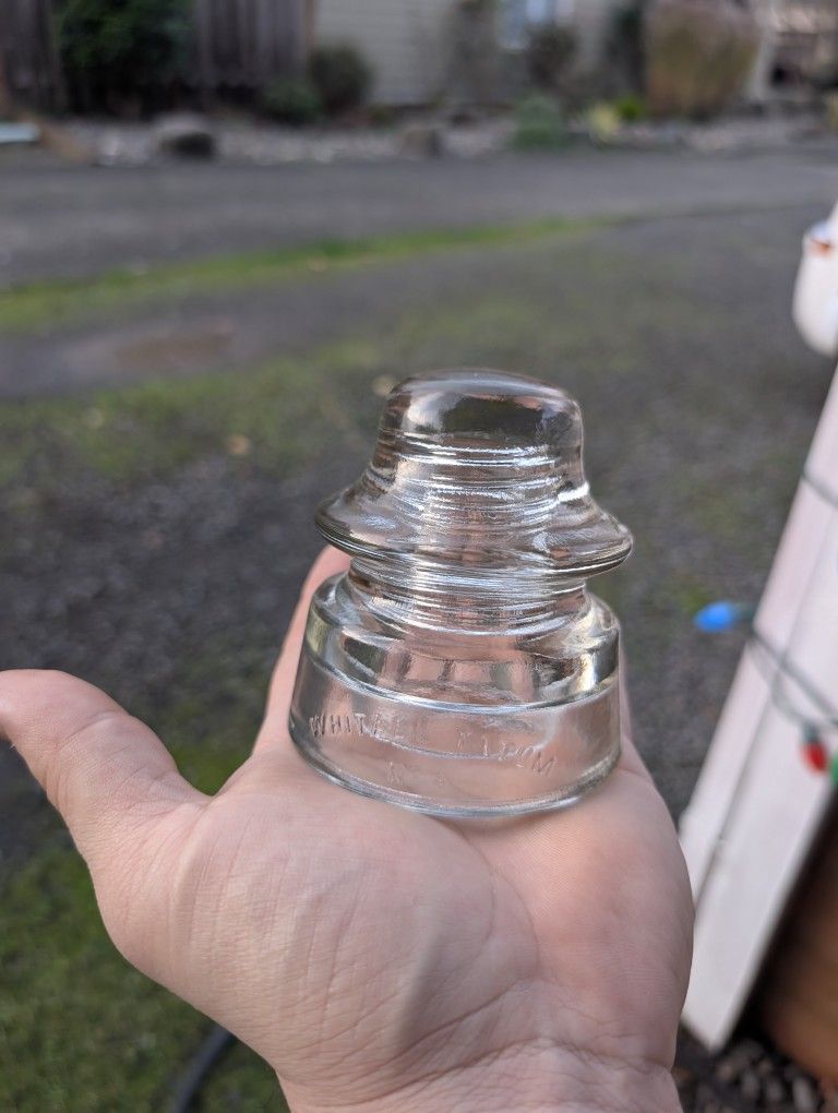 Glass Telephone Pole Top