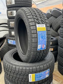 275/55/20 Lion Sport AT 4 New Tires i n stalled and balanced