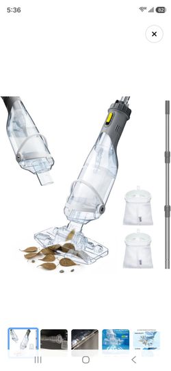 InoKraft Cordless Pool Vacuum with Extendable Pole