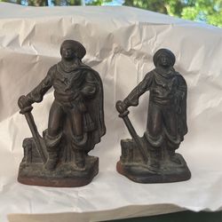 Vintage Cast Iron Pirate Bookends