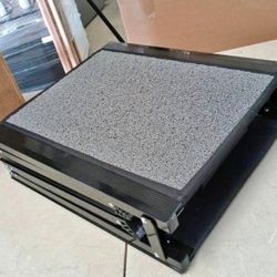 Portable Dog Ramp with Non-Slip Rug Surface,Folding Pet Steps for Medium/Large 