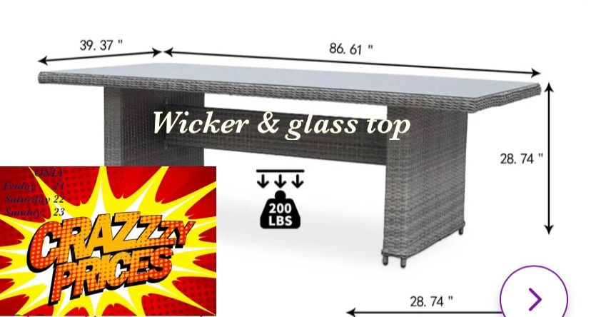 Brand New Patio Table