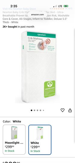 Newton baby crib mattress
