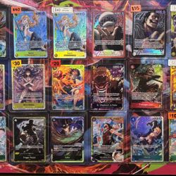 One Piece Singles (+ two sealed promos, FT/FS