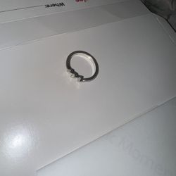 James avery M initial ring